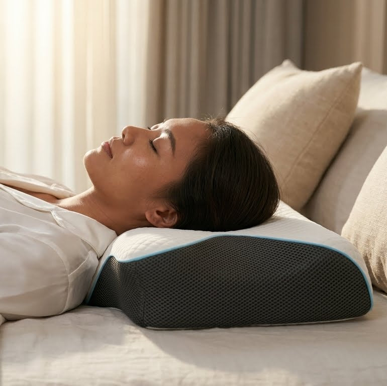 Orthopedic Neck Pillow for Pain Relief & Better Sleep